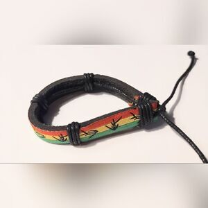 Men's bracelet leather new d69